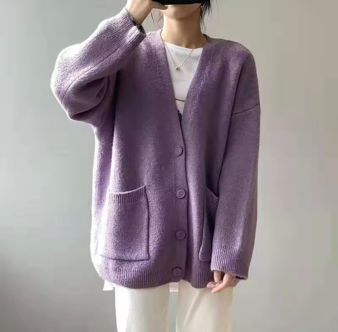 Le gilet manches larges