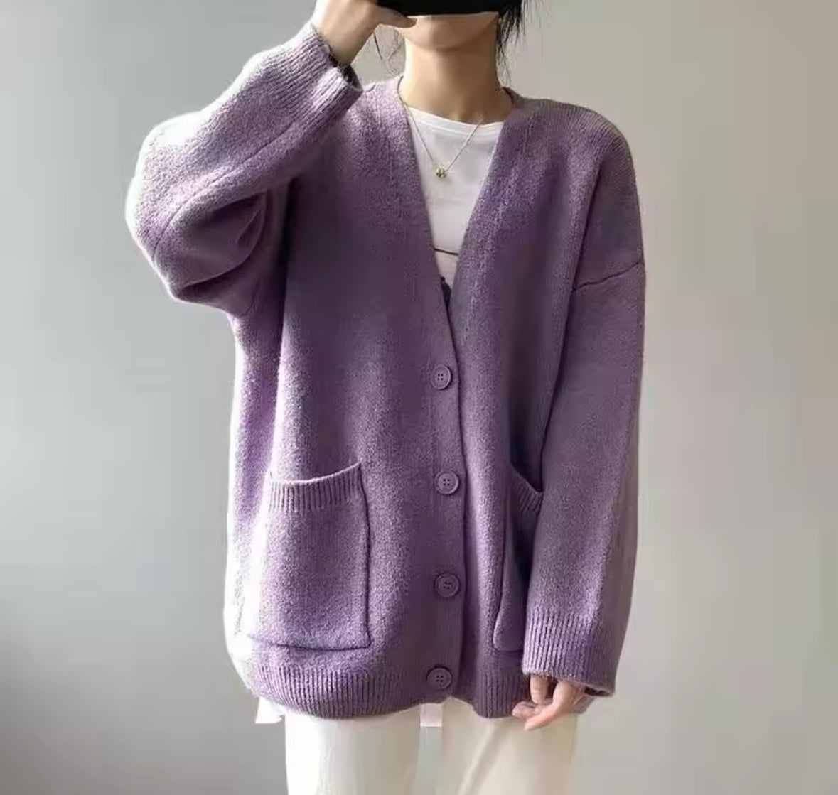 Le gilet manches larges