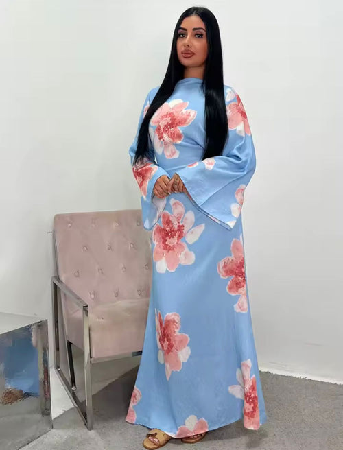 La robe japonaise bleue