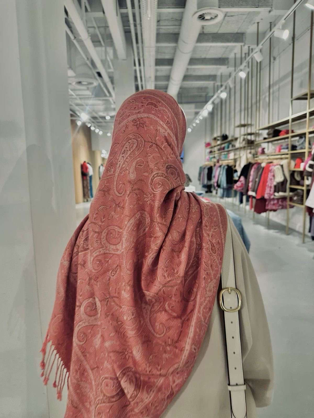 Le pashmina « rouge garin »