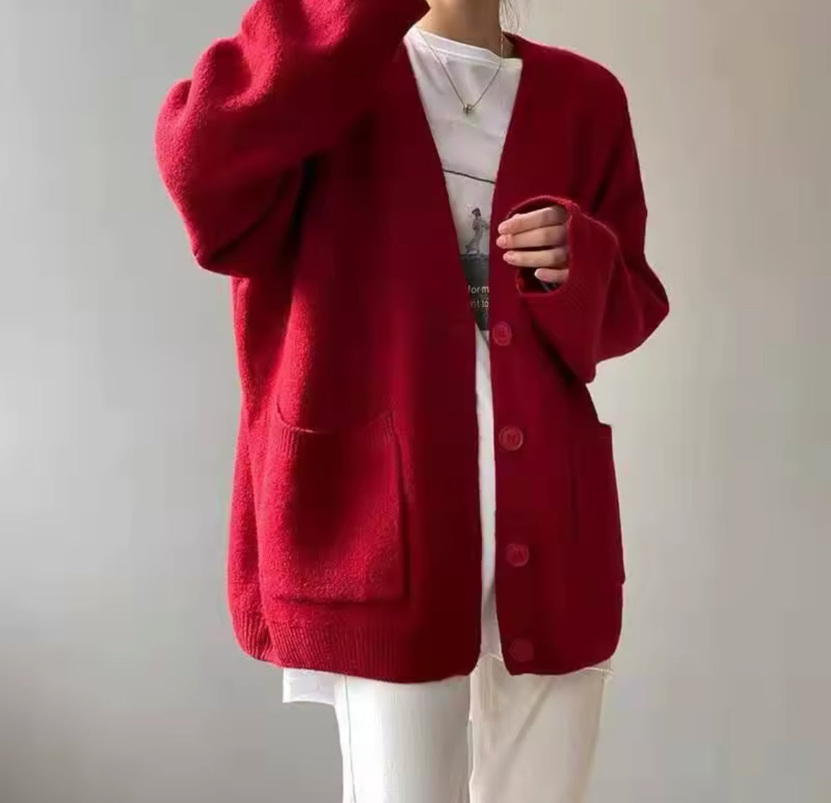 Le gilet manches larges