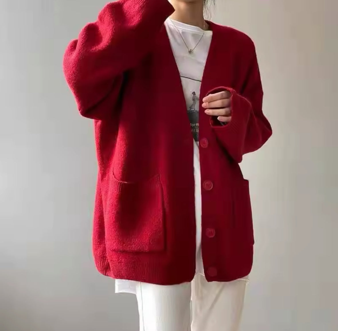 Le gilet manches larges