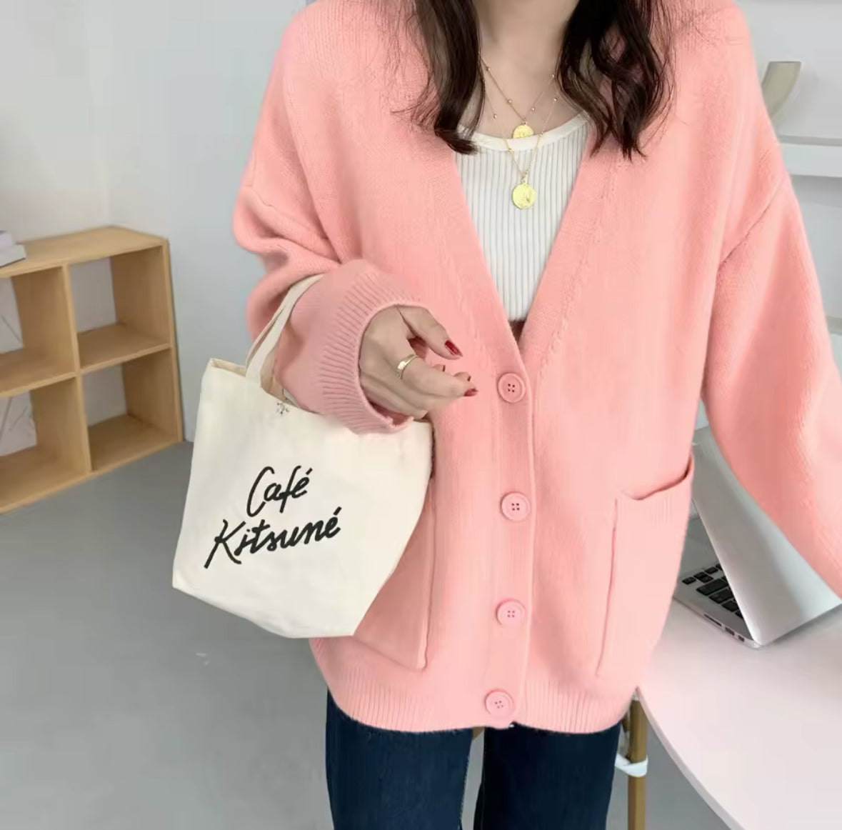Le gilet manches larges