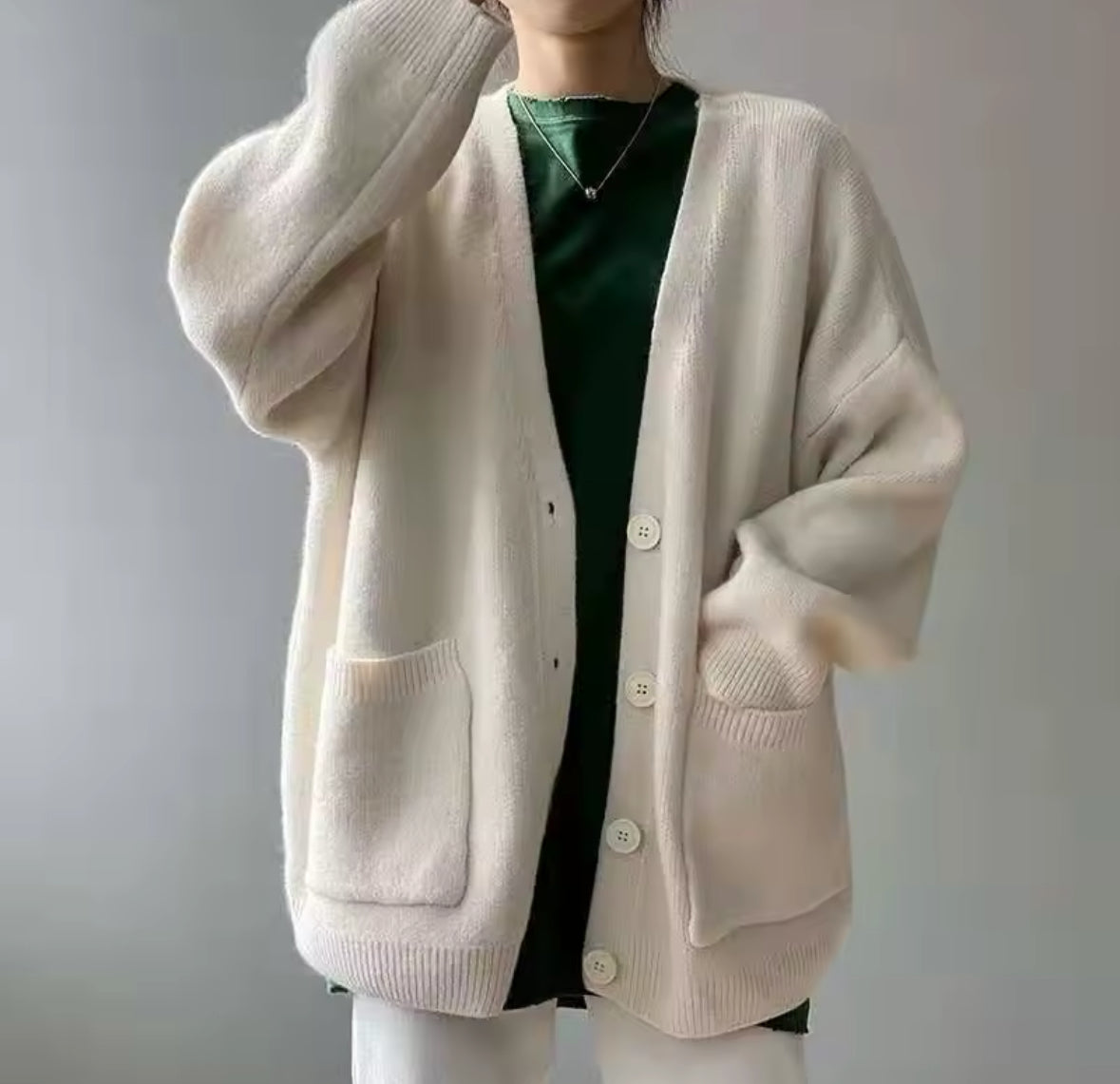 Le gilet manches larges