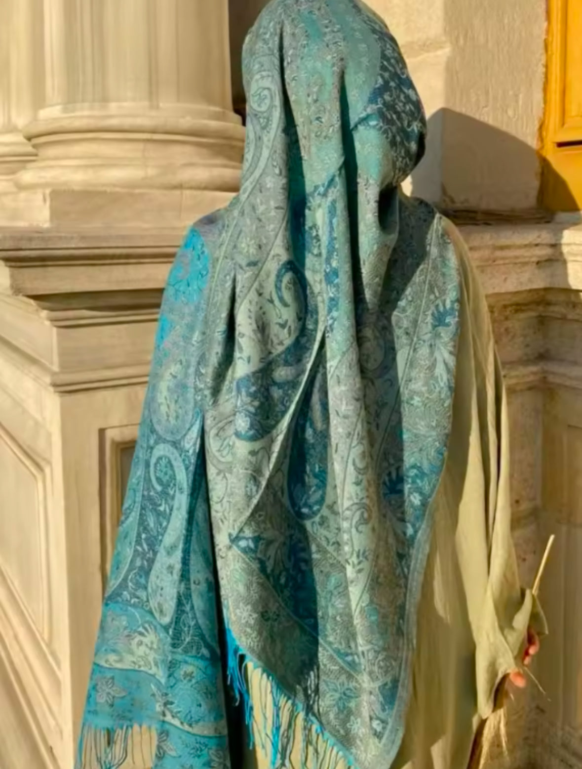 Le pashmina « océan »