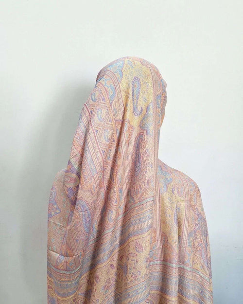 Le pashmina « beige antique »