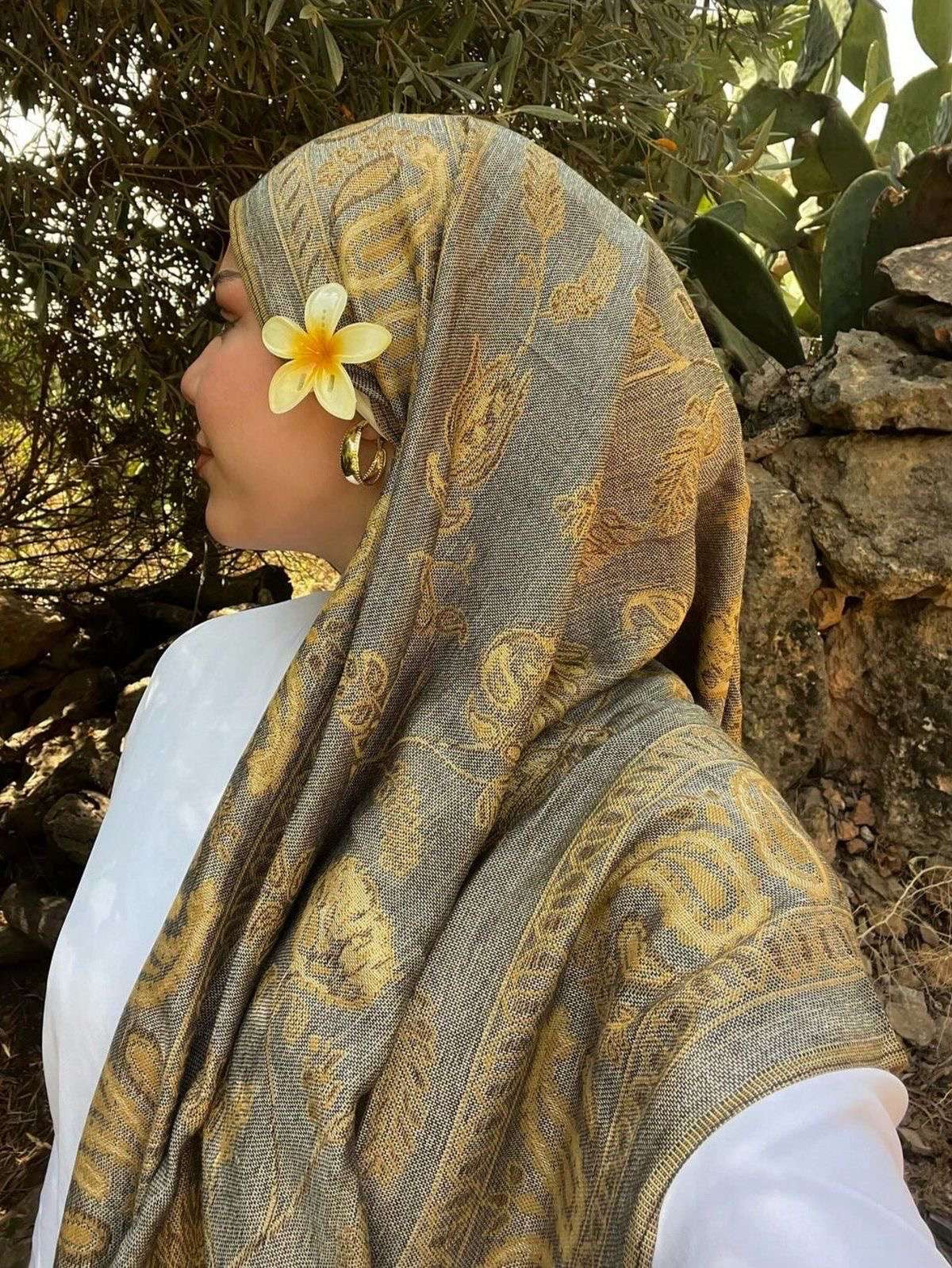 Le pashmina « sable égypte »