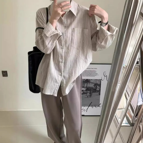 La chemise en coton vintage