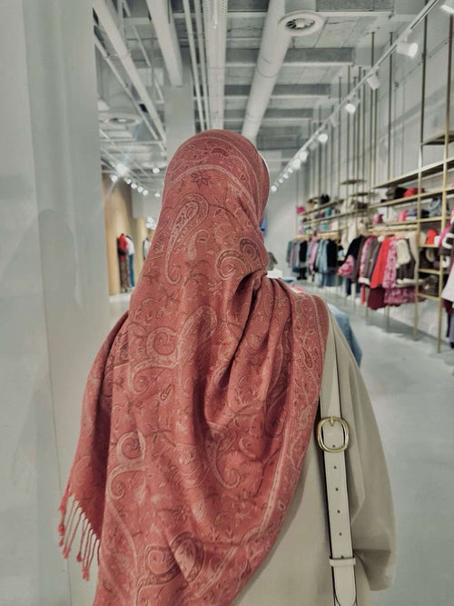 Le pashmina « rouge garin »