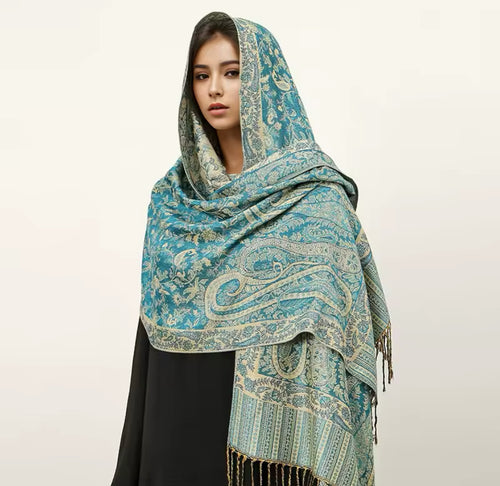 Le pashmina « océan »