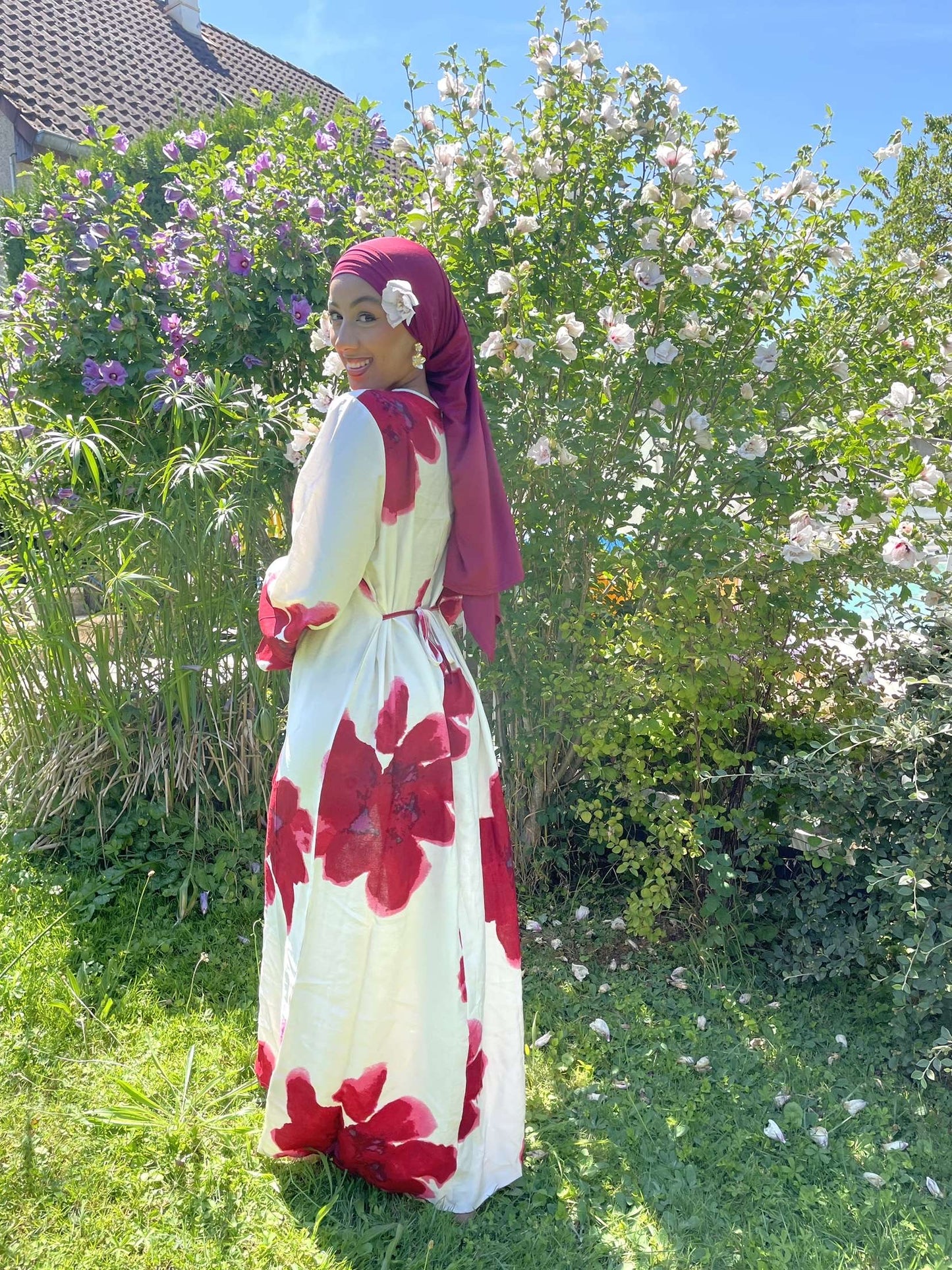 La robe japonaise blanche