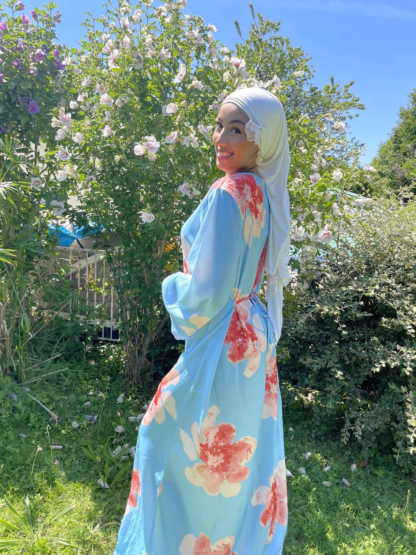 La robe japonaise bleue